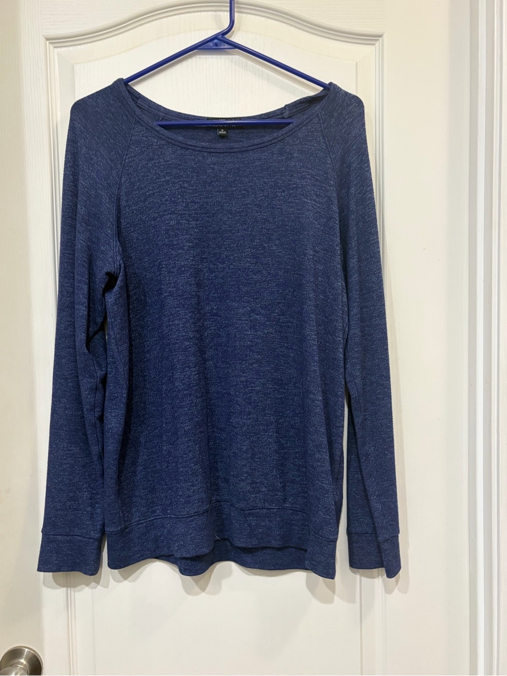 Buffalo David Bitton Navy Blue Long-Sleeve Pullover Sweatshirt